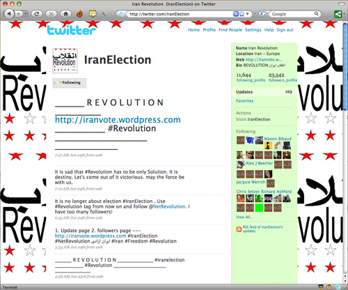 TwitterIranElection