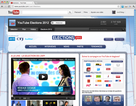 Youtube Elections 2012